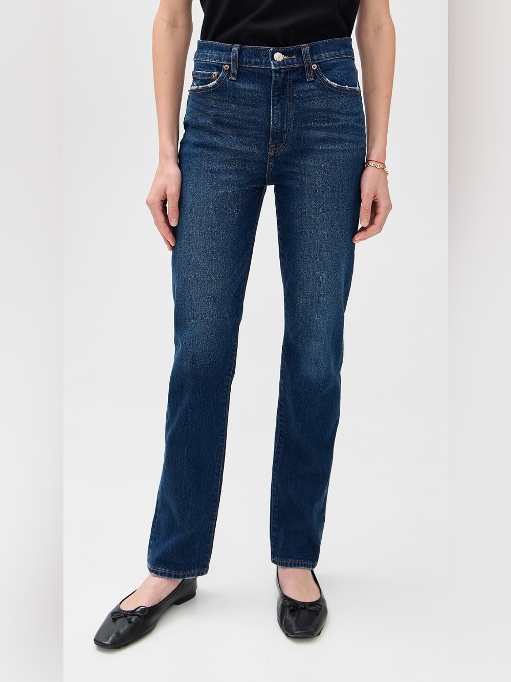 DAZE Smarty Pants High Rise Slim Straight Jeans